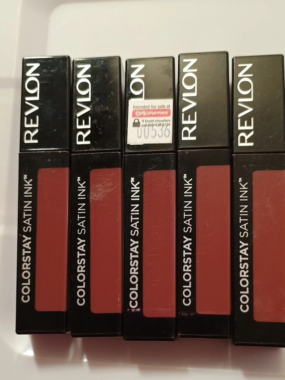 5 x Revlon ColorStay Satin Ink Crown Jewels Lipstick, 033 Queen of Quartz
